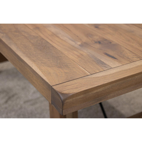 Settler's Trestle Hickory Wood Extending Dining Table | CO