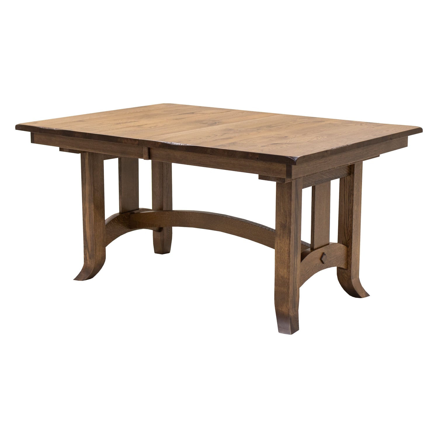 Shaker Hill White Oak Wood Extending Dining Table | CO