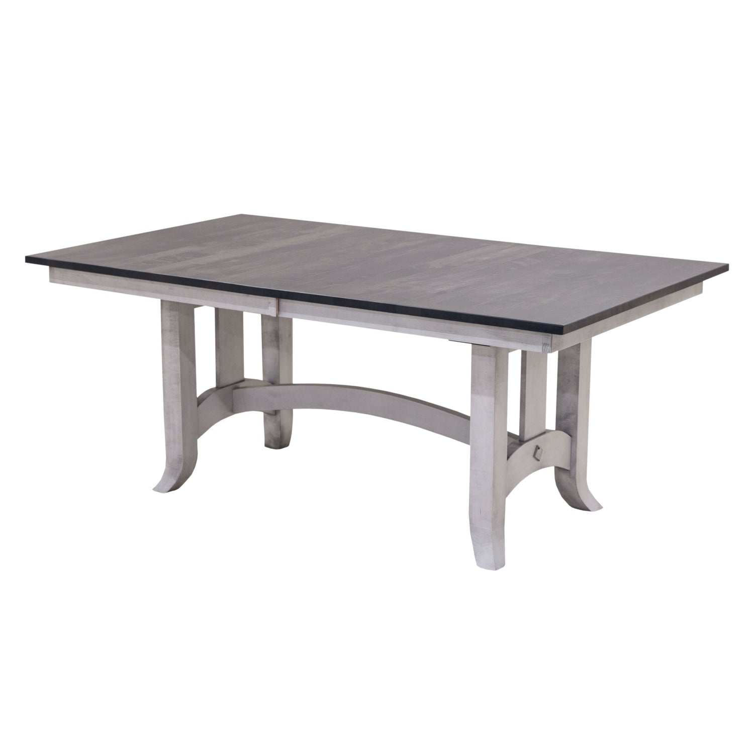 Shaker Hill White & Wood Extending Dining Table | M-AV&GS