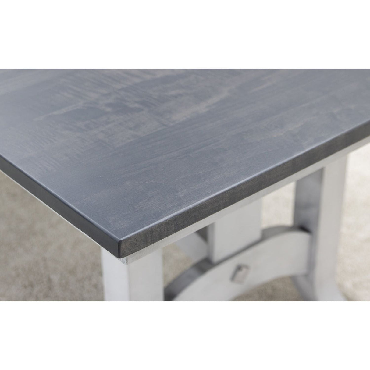 Shaker Hill White & Wood Extending Dining Table | M-AV&GS