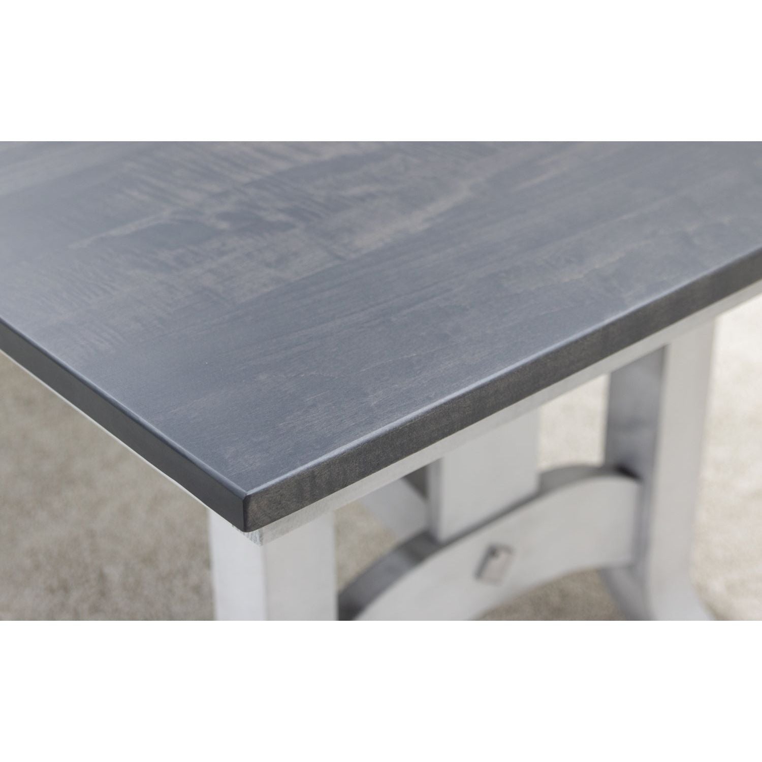 Shaker Hill White & Wood Extending Dining Table | M-AV&GS