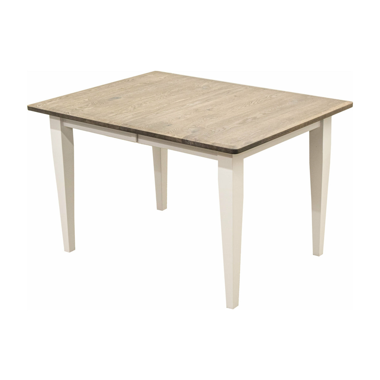 Lakeland Shaker Small White & Wood Extending Dining Table | M-DW&RWO-GRB