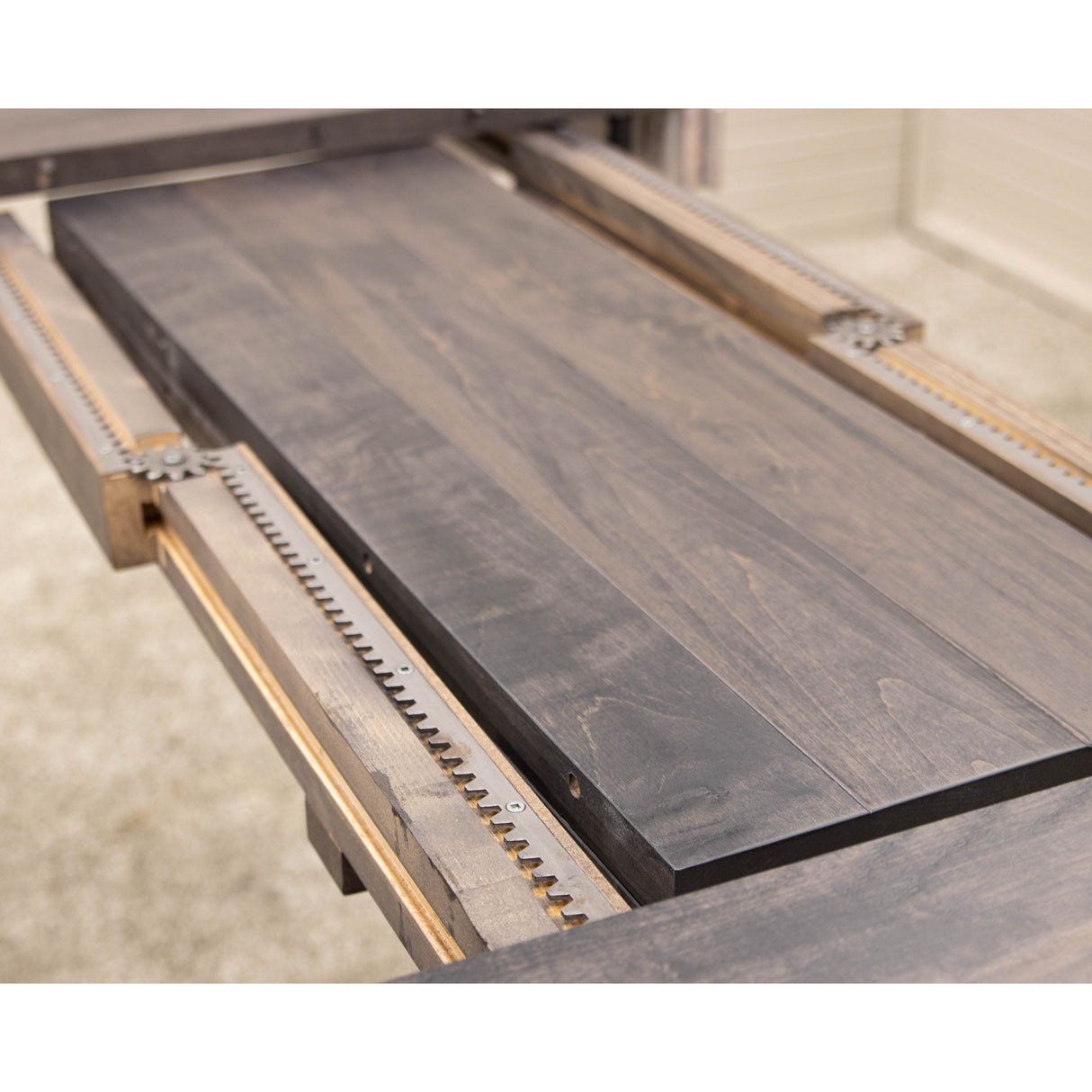 Camden Shaker White & Wood Extending Pub Table | M-AV&GS