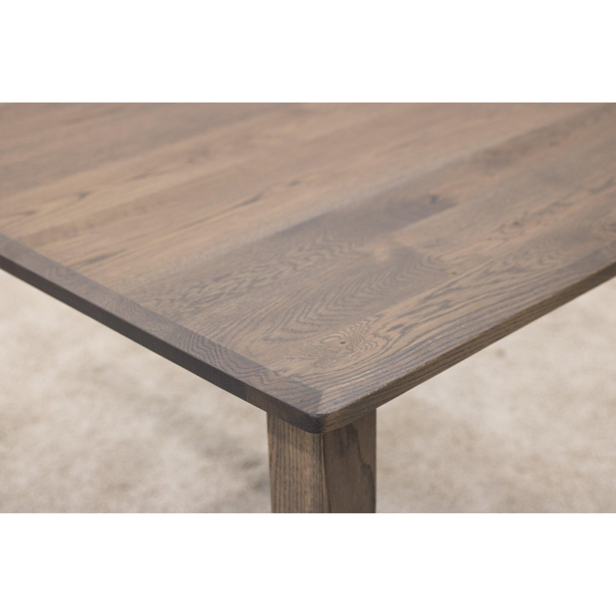 Lakeland Shaker Small White Oak Wood Extending Dining Table | SB