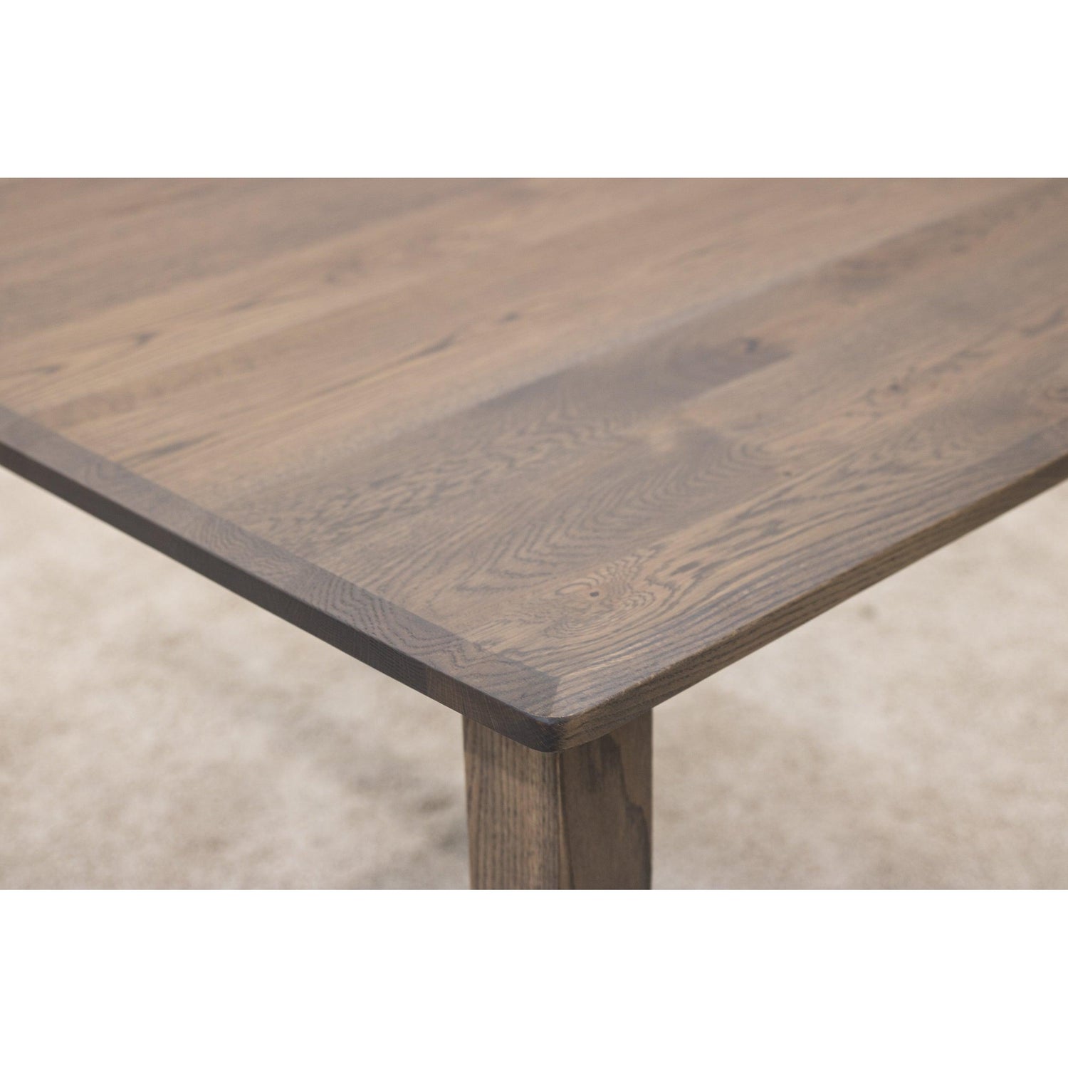 Lakeland Shaker Small White Oak Wood Extending Dining Table | SB