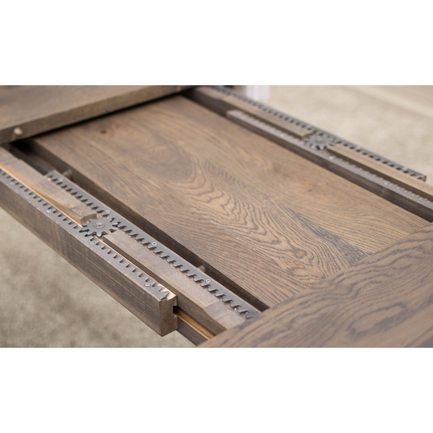 Lakeland Shaker Small White & Wood Extending Dining Table | O-GW&RWO-SB