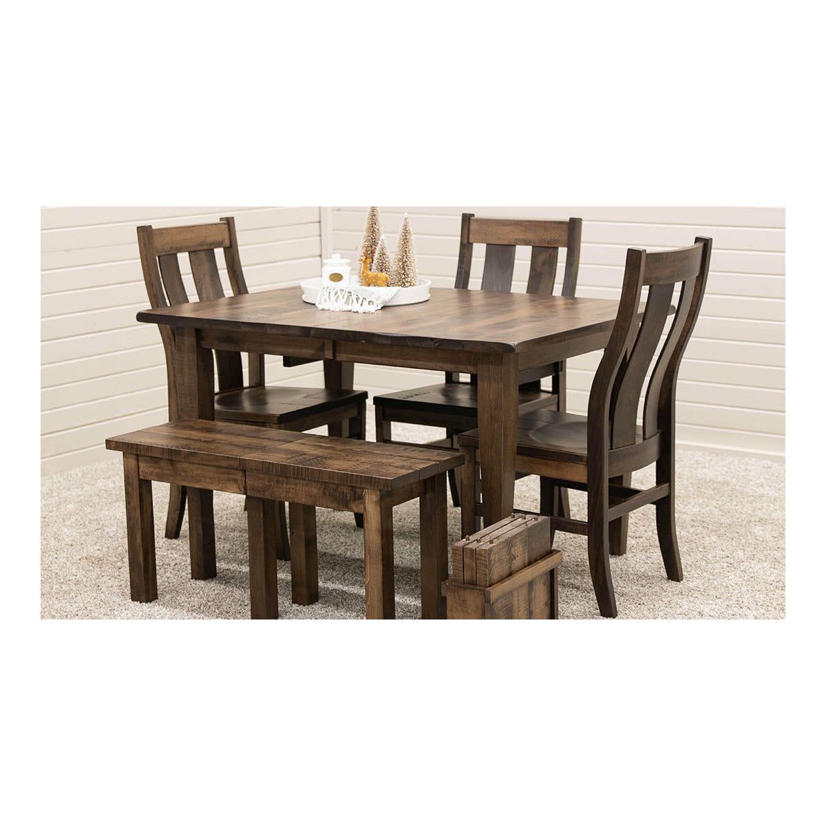 Lakeland Shaker Small Maple Wood Extending Dining Table | CO