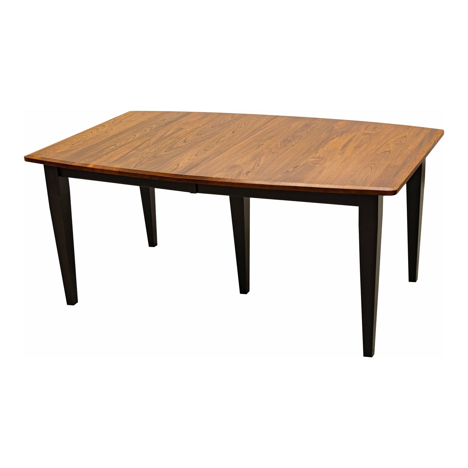 Classic Shaker Black & Wood Extending Dining Table | M-EB&E-MC