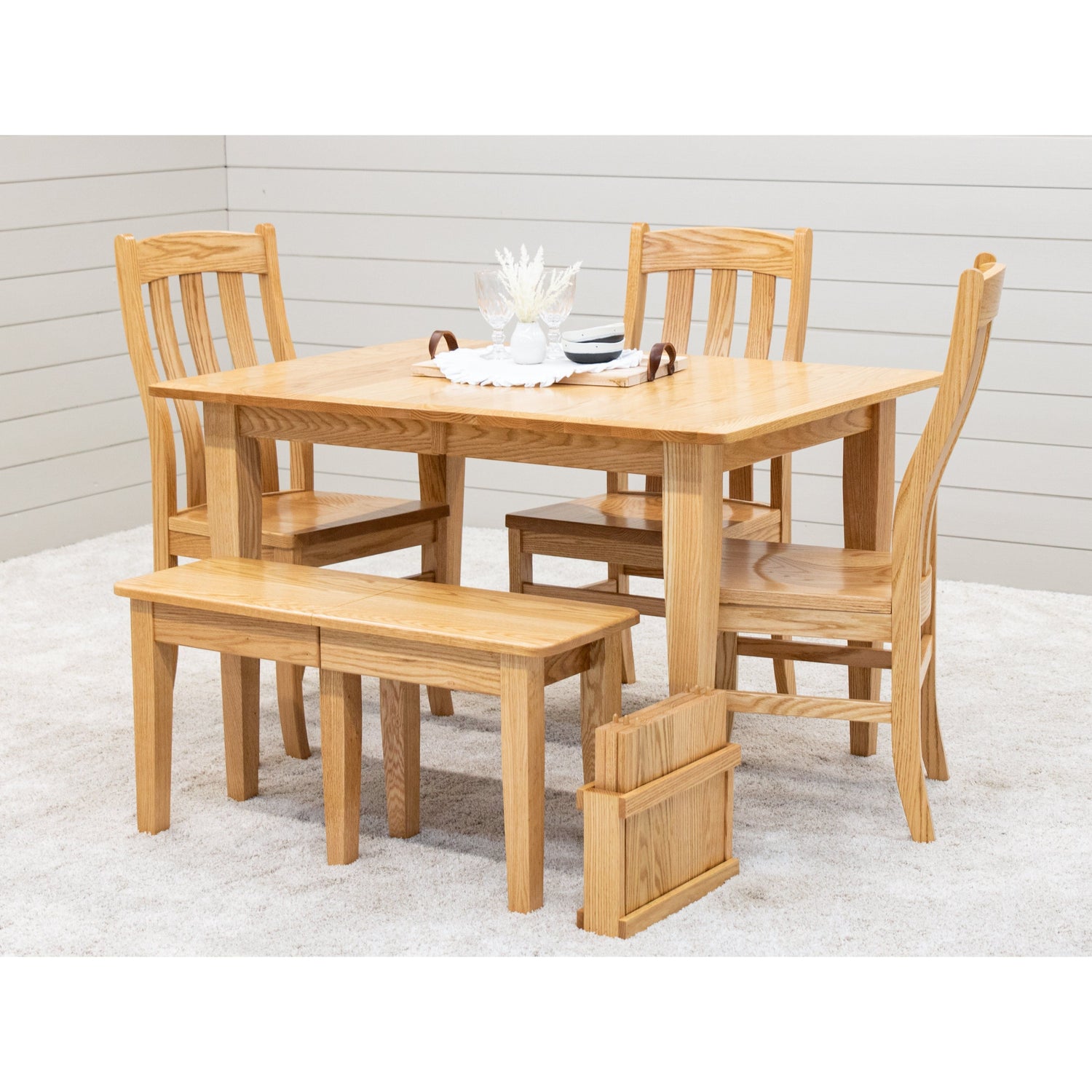 Fostoria Oak Wood Side Dining Chair | S-2