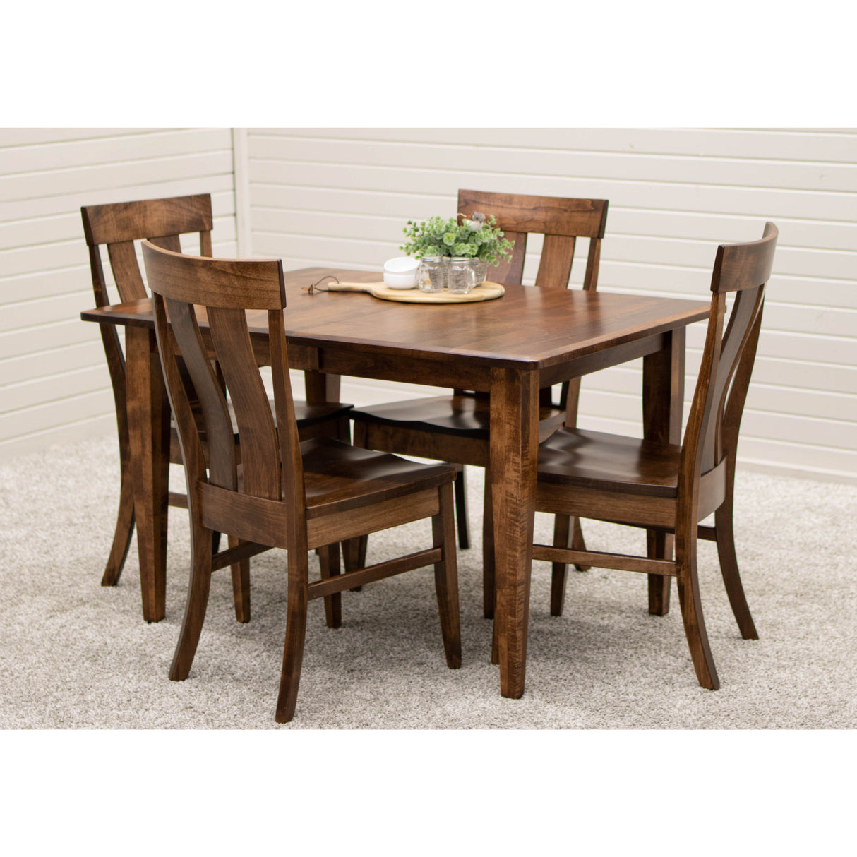 Lakeland Shaker Small Maple Wood Extending Dining Table | ASB