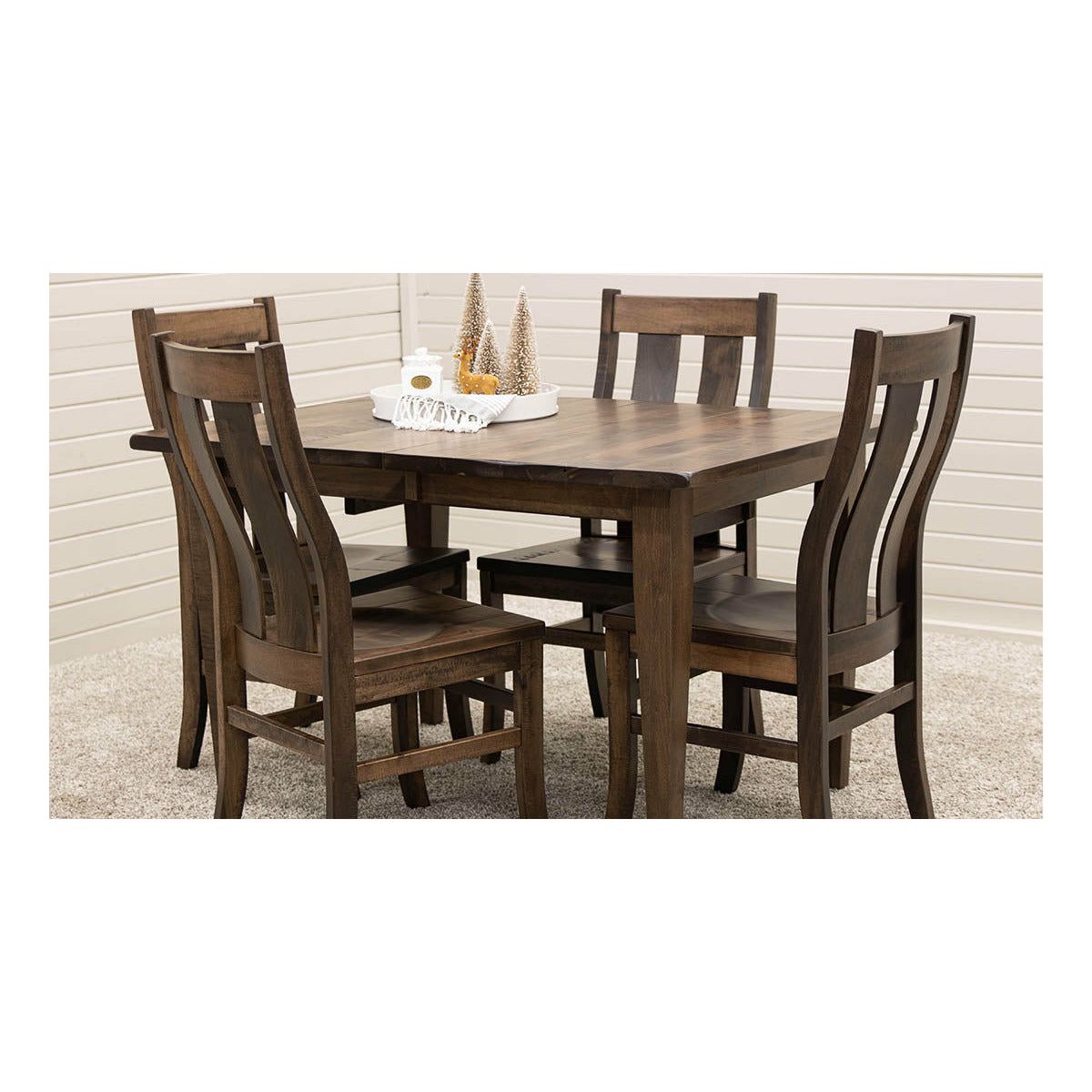 Lakeland Shaker Small Maple Wood Extending Dining Table | CO