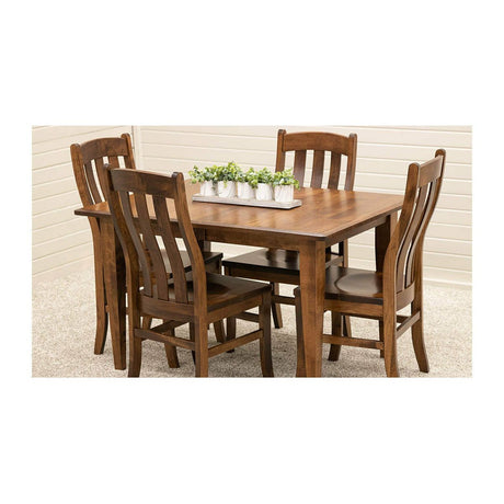 Lakeland Shaker Small Maple Wood Extending Dining Table | ASB