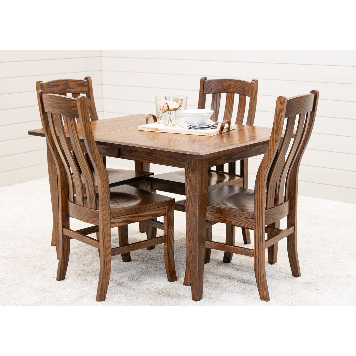 Fostoria Oak Wood Side Dining Chair | ASB