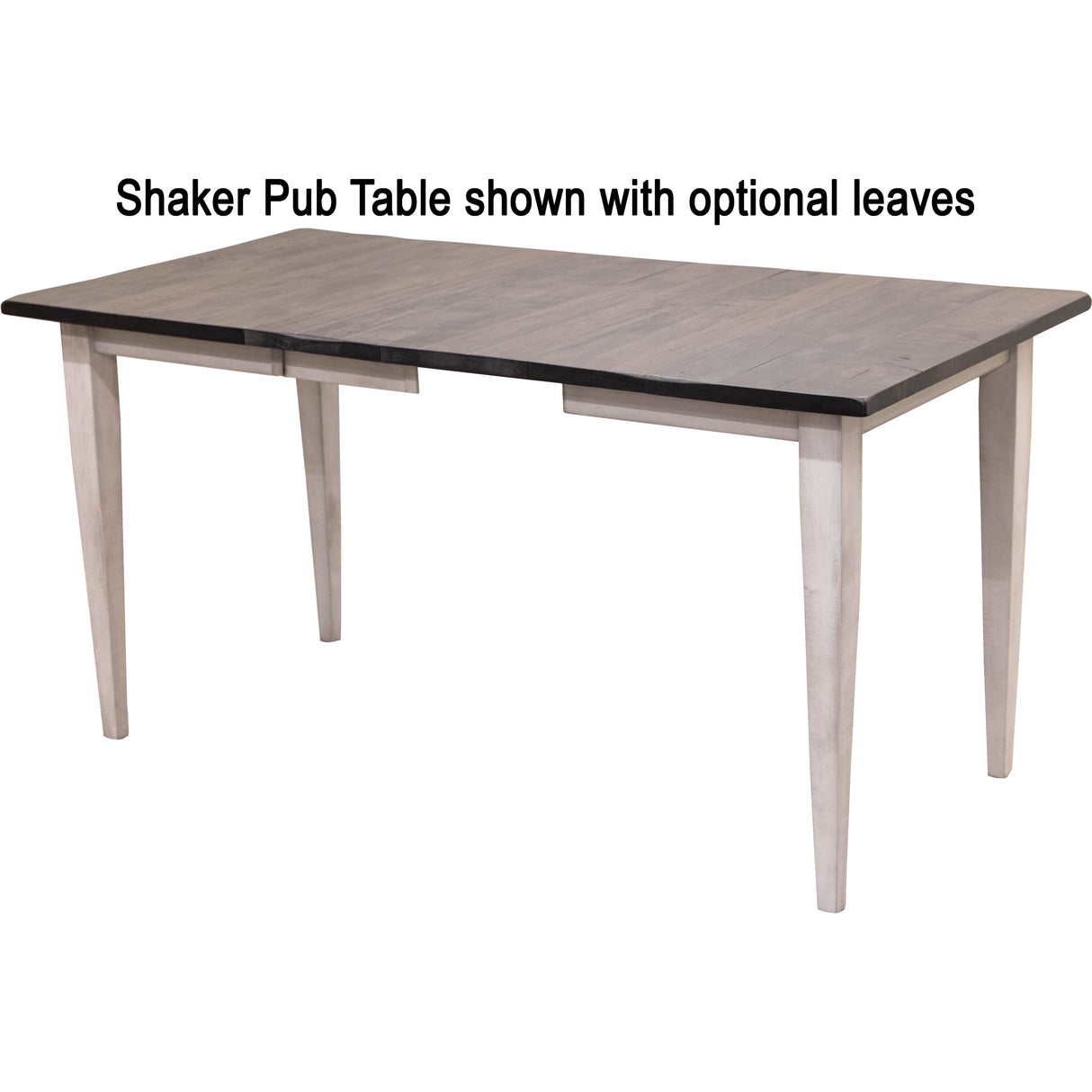 Camden Shaker Hickory Wood Extending Pub Table | CO