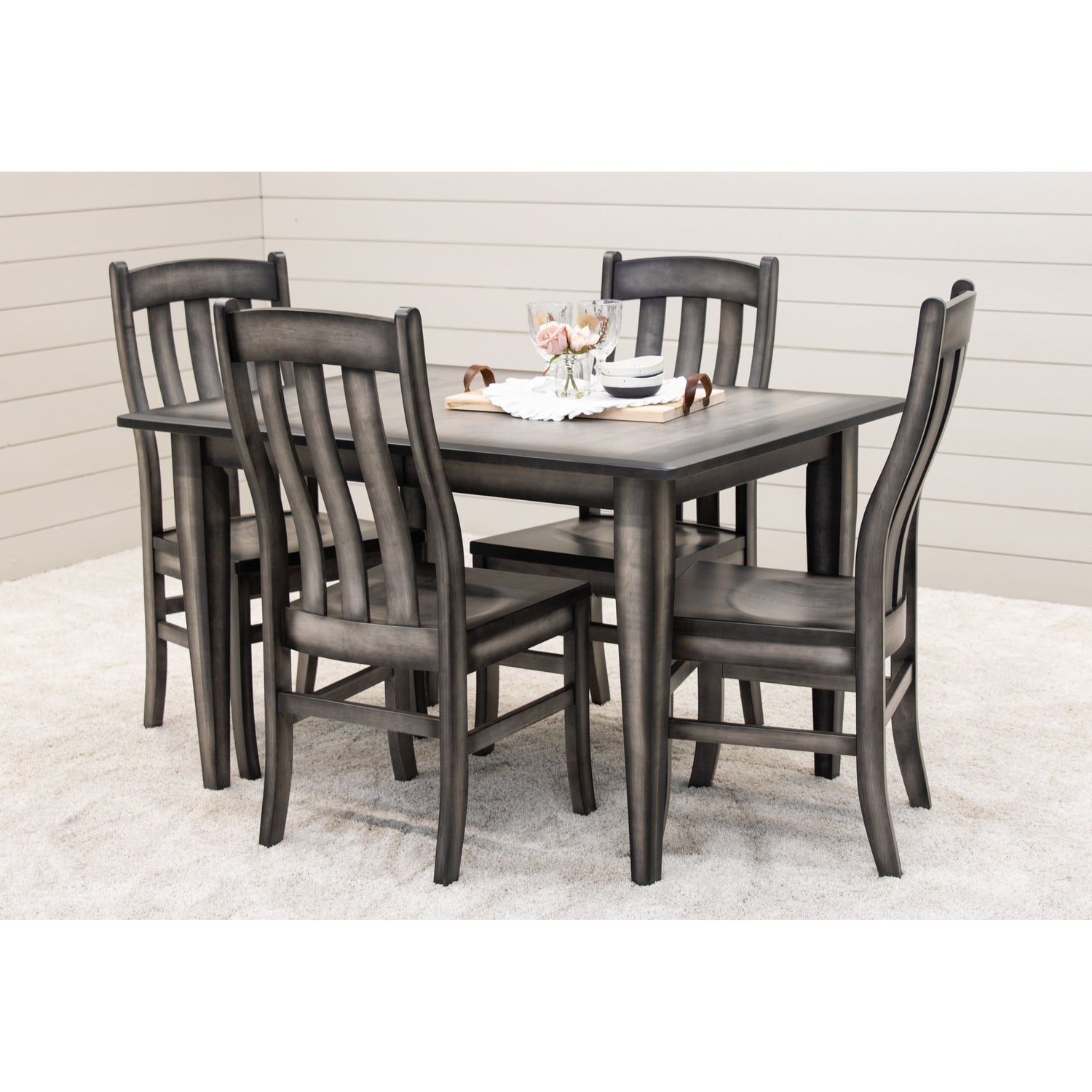 Fostoria Maple Wood Side Dining Chair | GRB-Burn