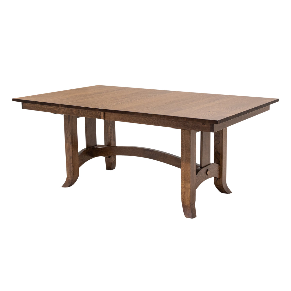 Shaker Hill Quarter Sawn White Oak Wood Extending Dining Table | ASB