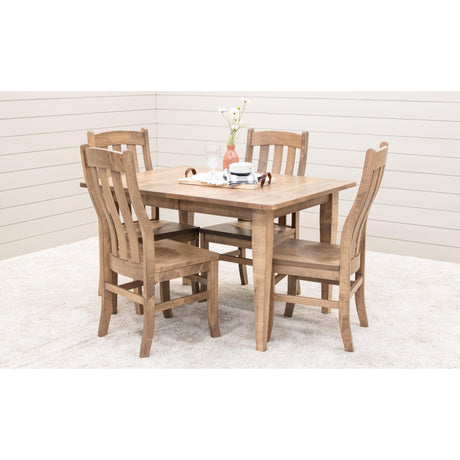 Lakeland Shaker Small Maple Wood Extending Dining Table | WB