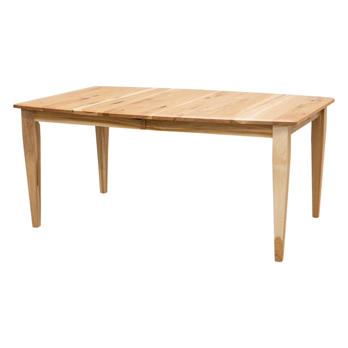 Classic Shaker Hickory Wood Extending Dining Table | NAT