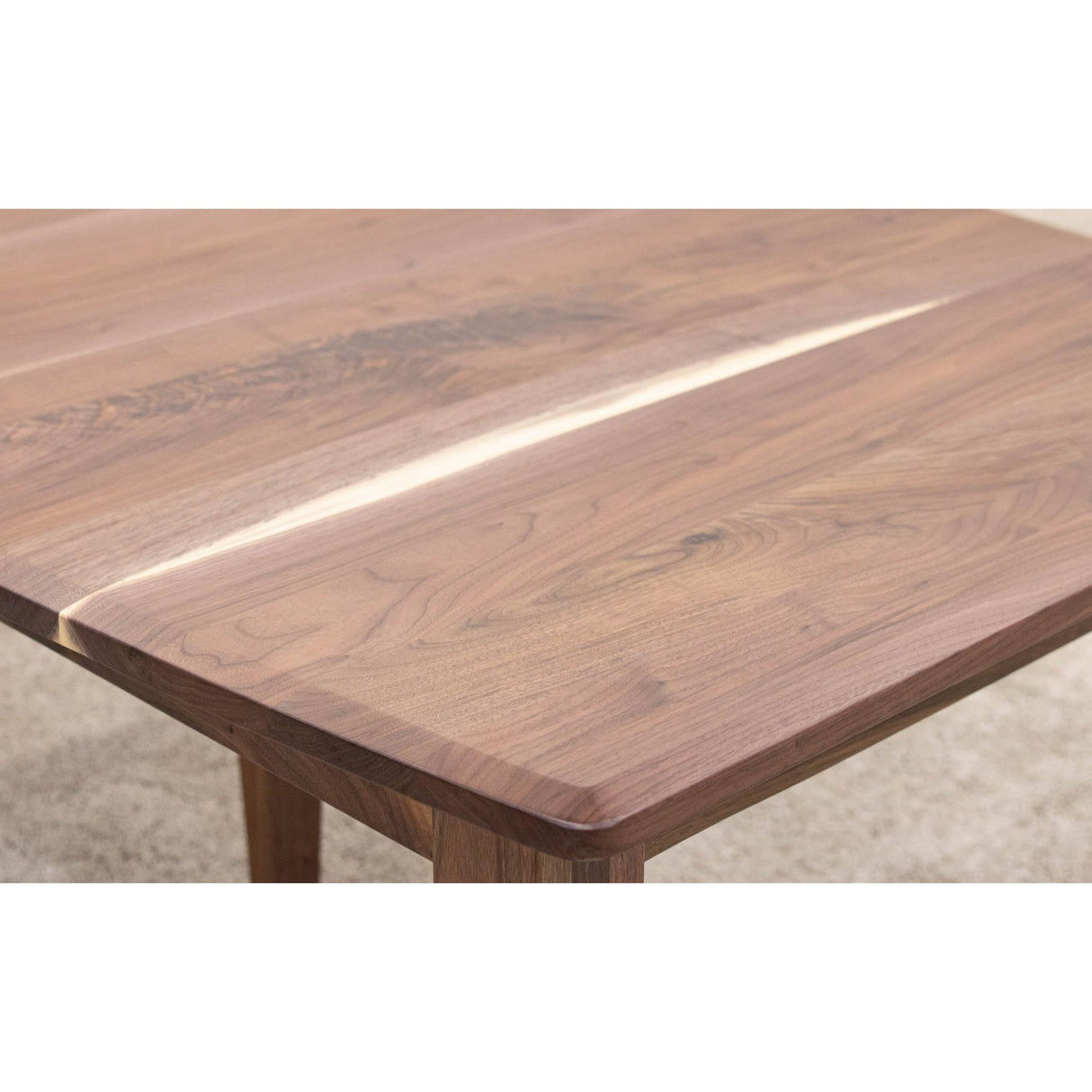 Classic Shaker Walnut Wood Extending Dining Table | NAT