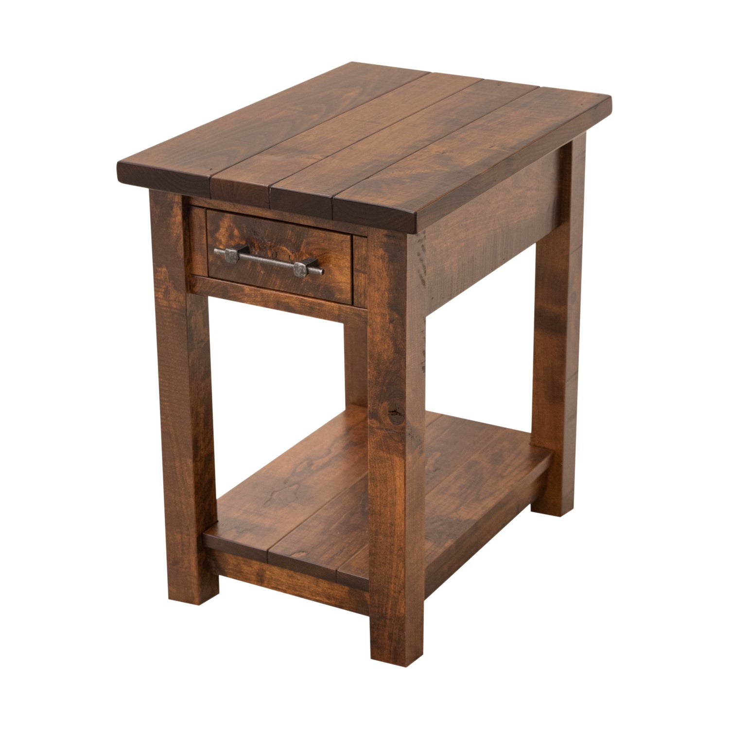 Arcadia Cherry Wood Small Rectangle Open End Table | ASB