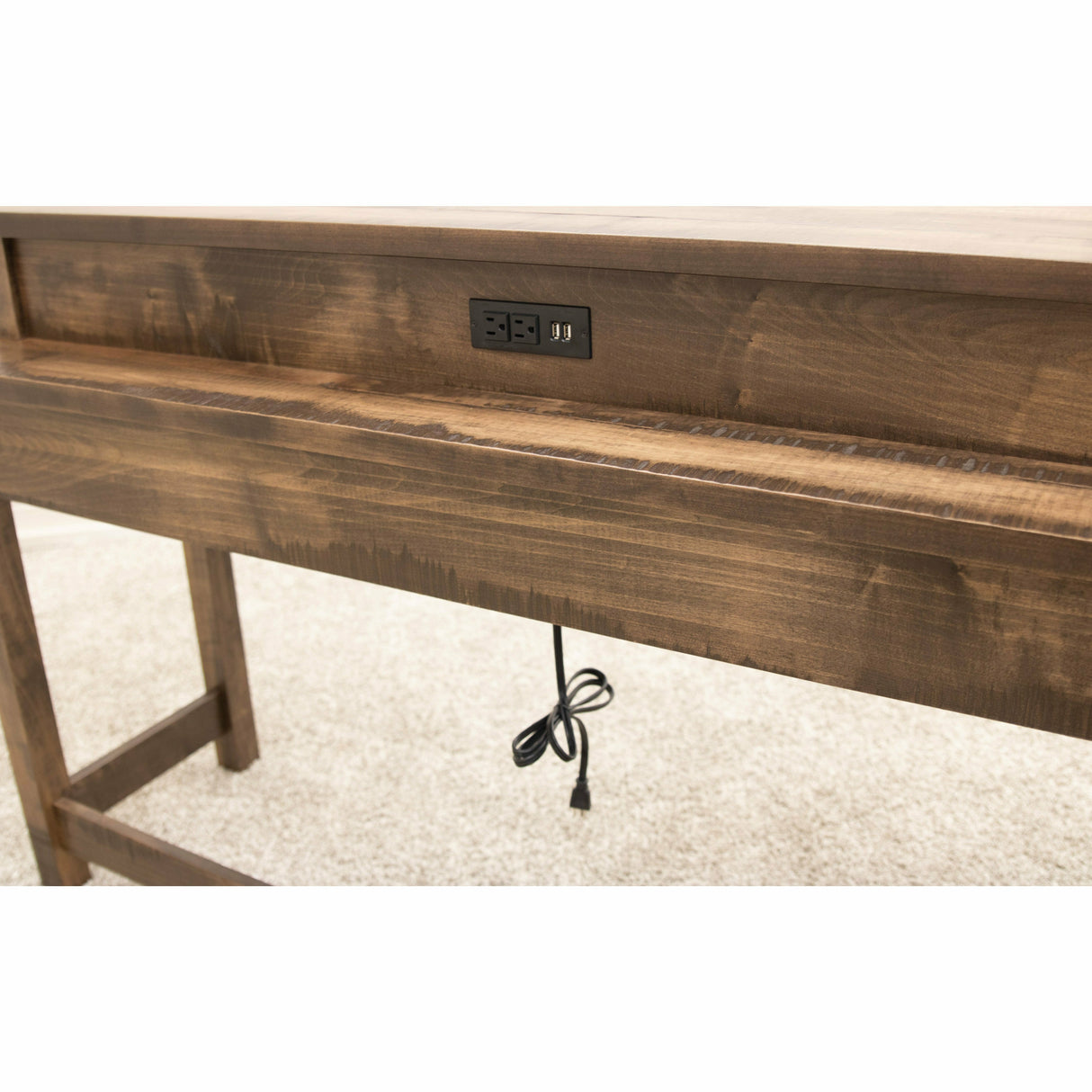 Arcadia Maple Wood Sofa Bar Table | CO