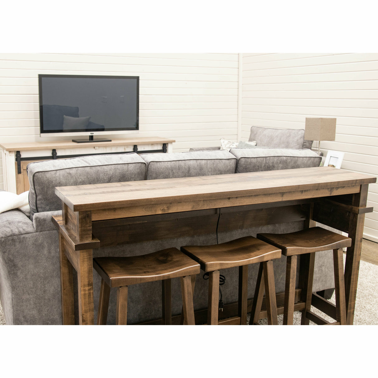 Arcadia Maple Wood Sofa Bar Table | CO