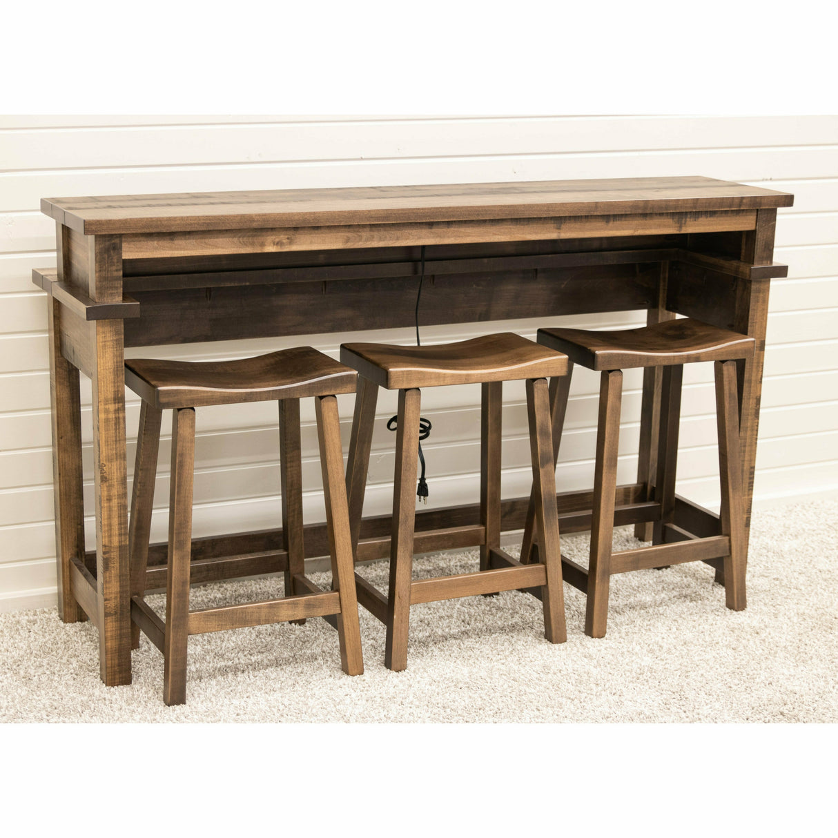 Arcadia Maple Wood Sofa Bar Table | CO