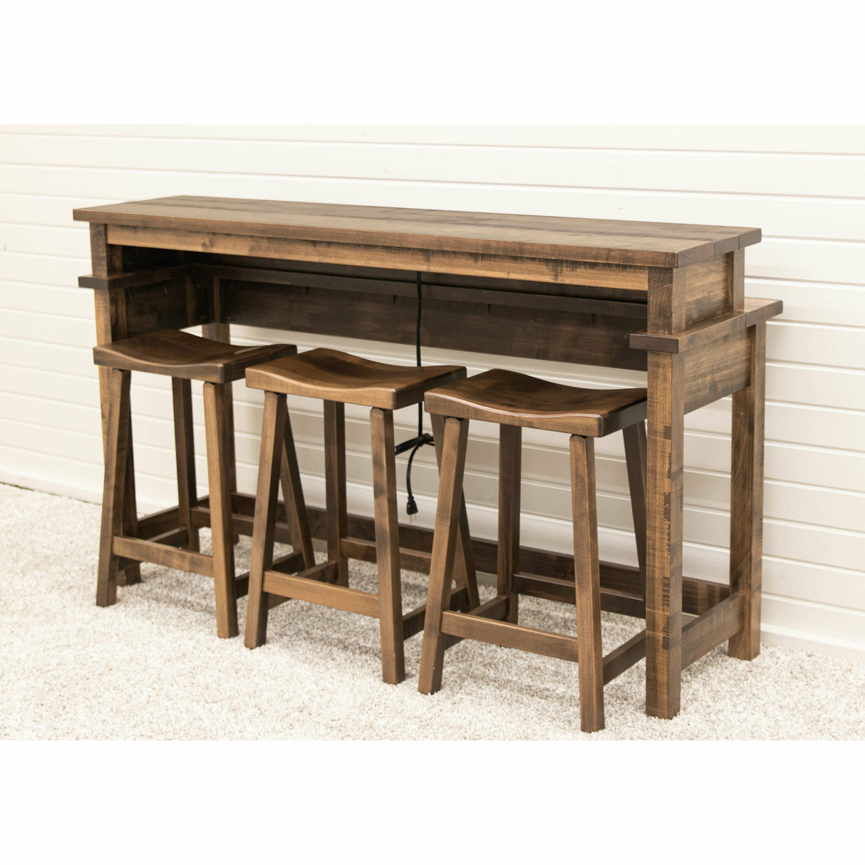 Arcadia Maple Wood Sofa Bar Table | CO