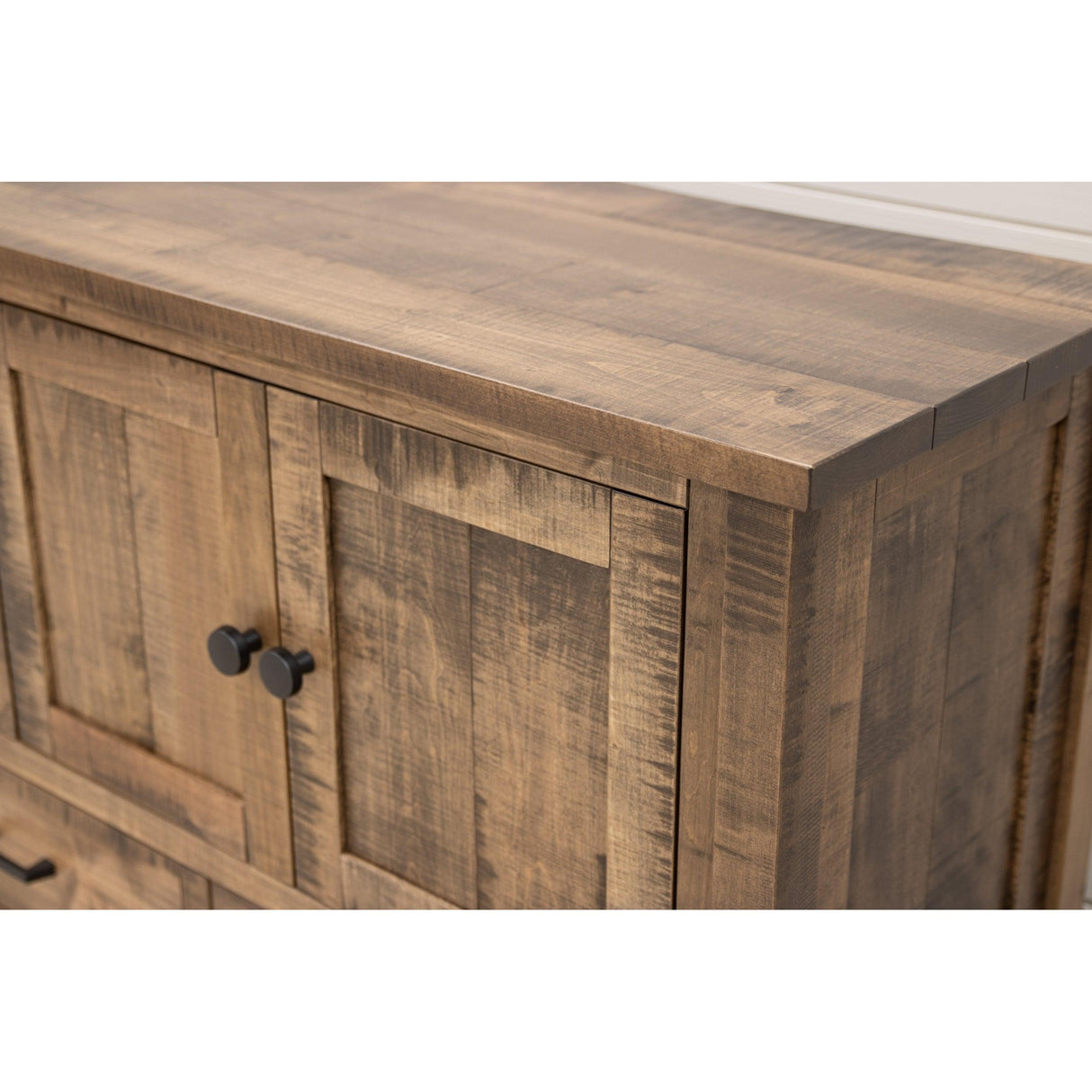 Arcadia 72" Maple Wood 4-Door TV Console | CO