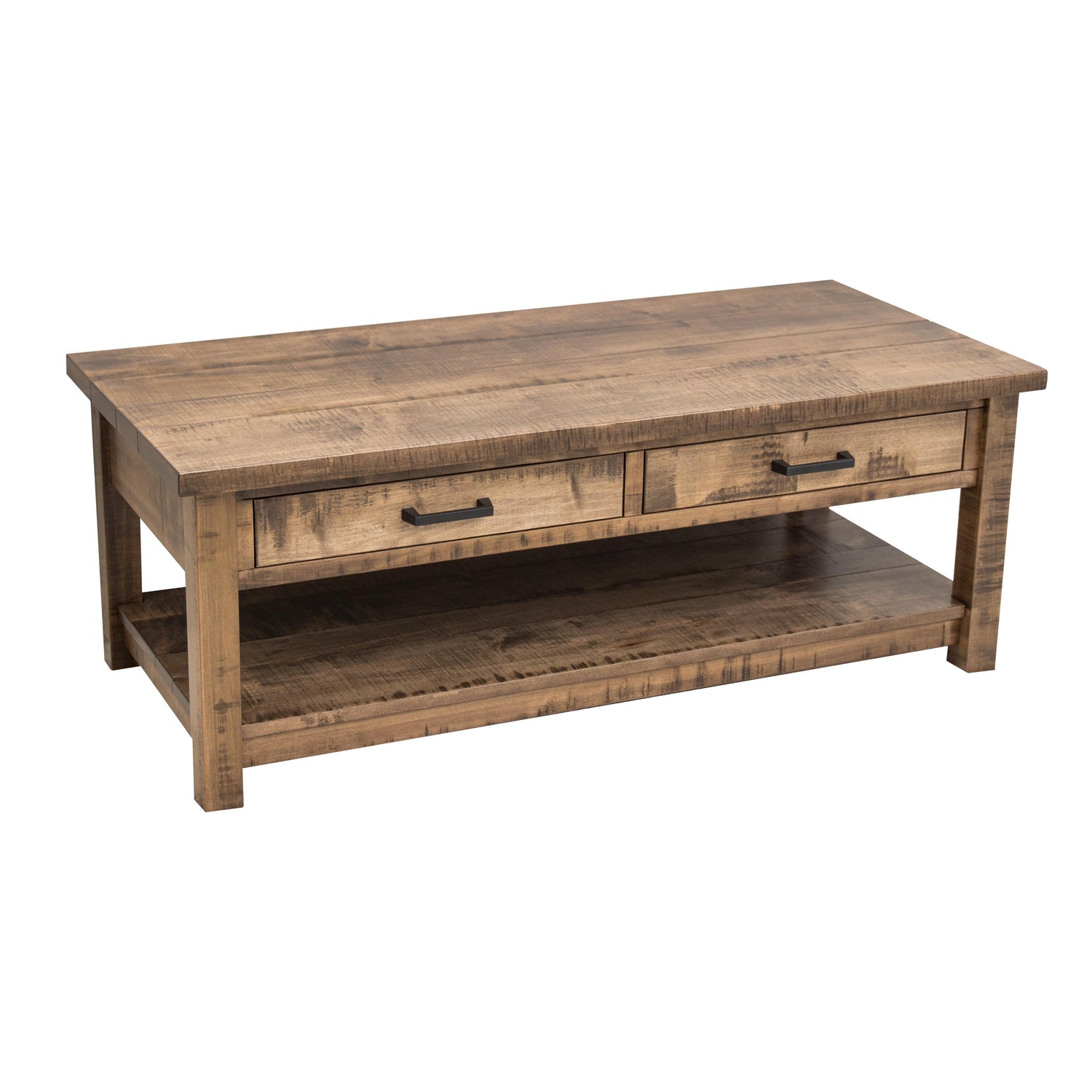 Arcadia Maple Wood Rectangle Open Coffee Table | CO