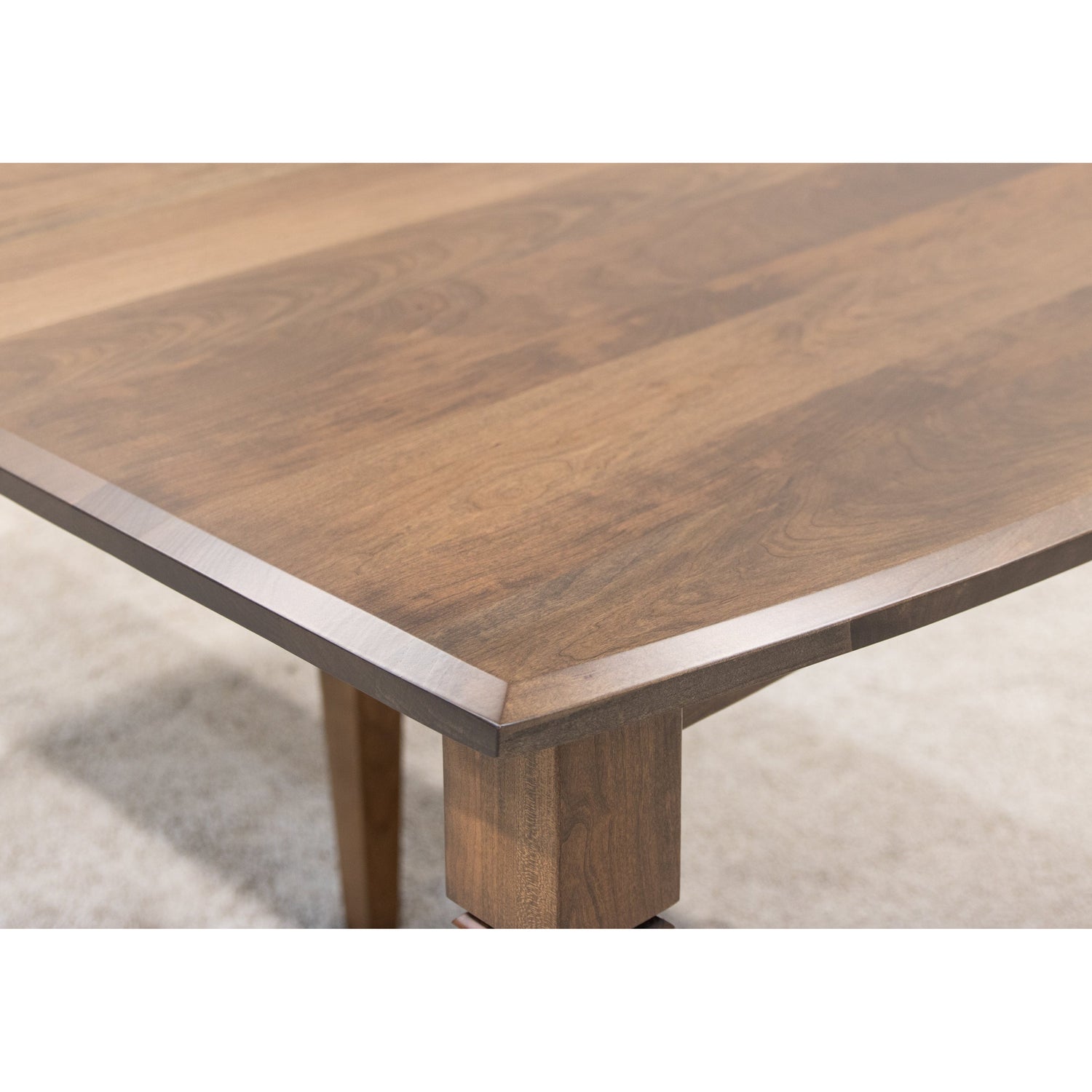 Classic Turned Cam Leg Cherry Wood Extending Dining Table | CO