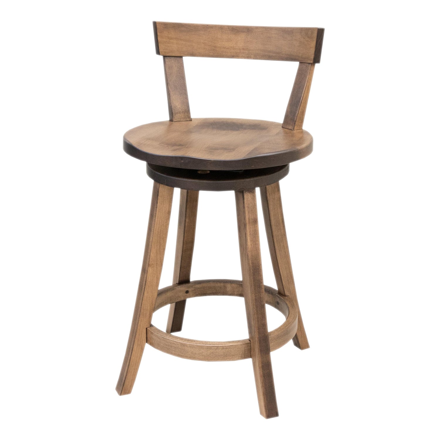 Turnstone 24" Maple Wood Swivel Bar Stool | CO