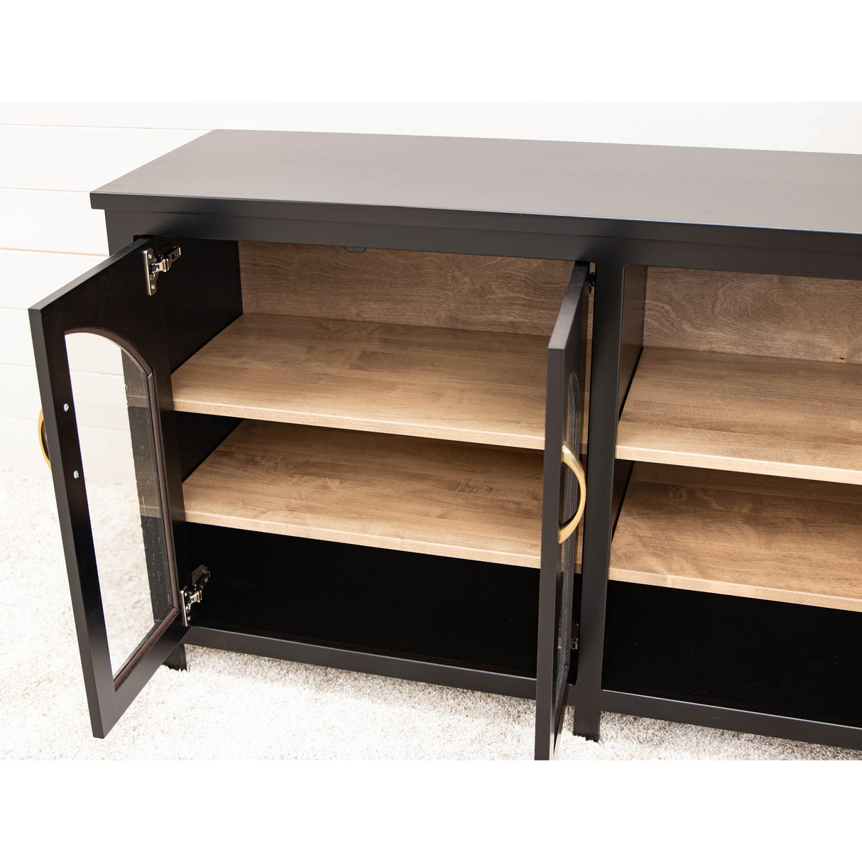 Tuscany Black & Wood TV Console | M-EB&WB