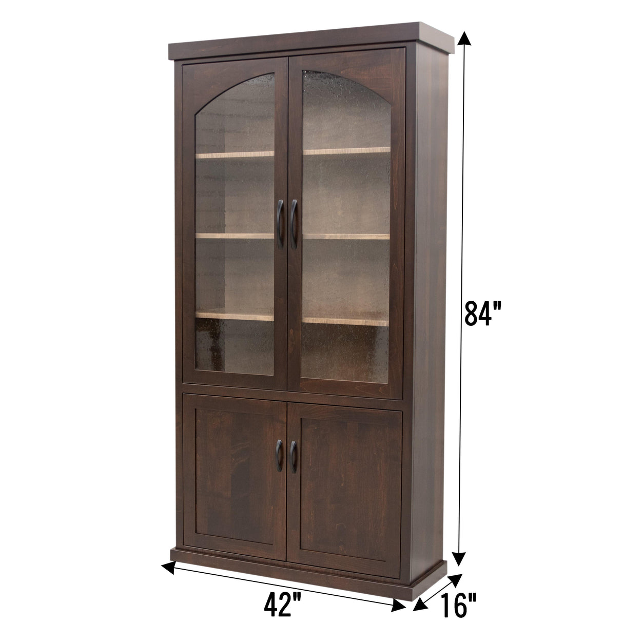 Tuscany Black & Wood Display Cabinet | M-RT&WB