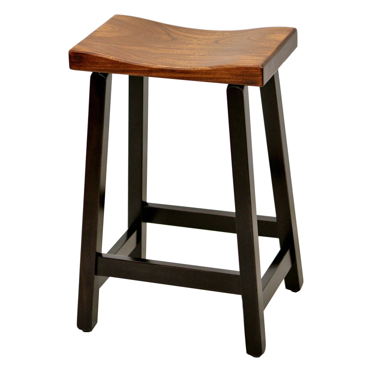 Urban 24" Black & Wood Bar Stool | M-EB&E-MC