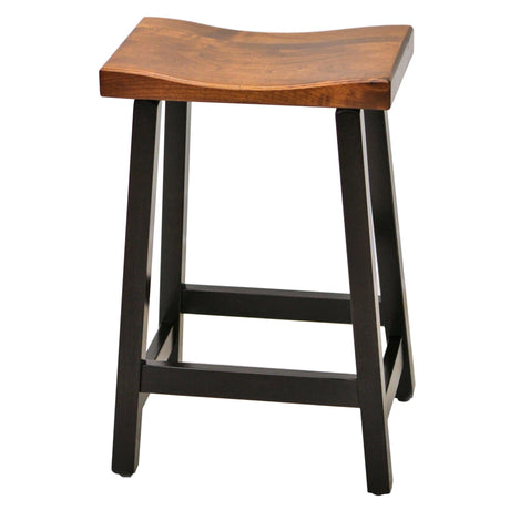 Urban 24" Black & Wood Bar Stool | M-EB&C-MC