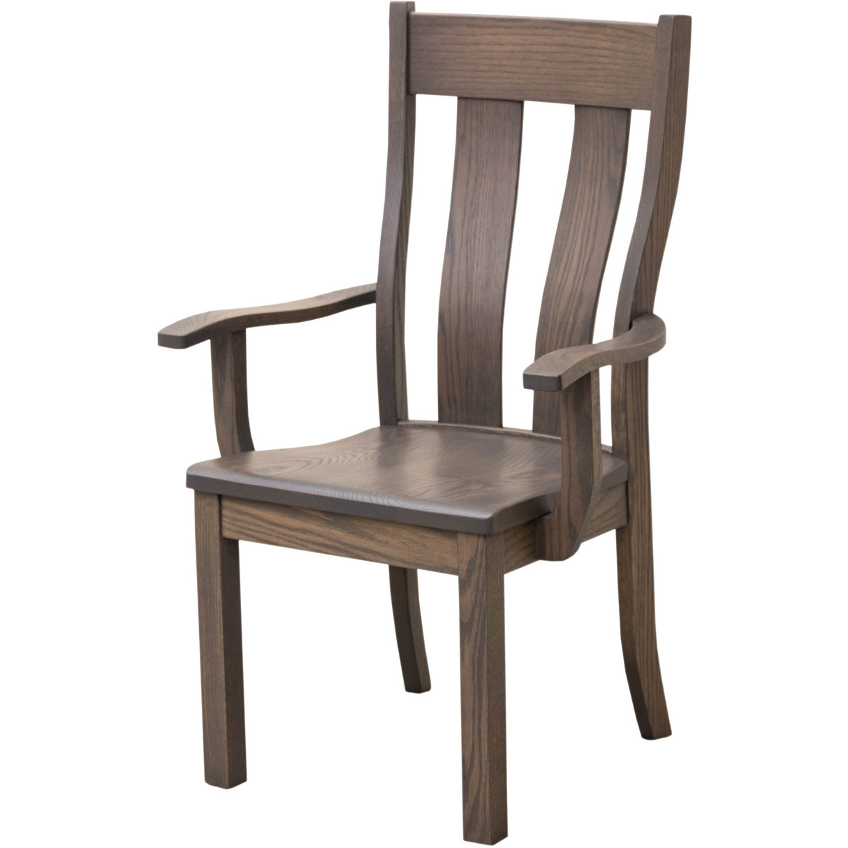 Urbana Oak Wood Arm Dining Chair | AS