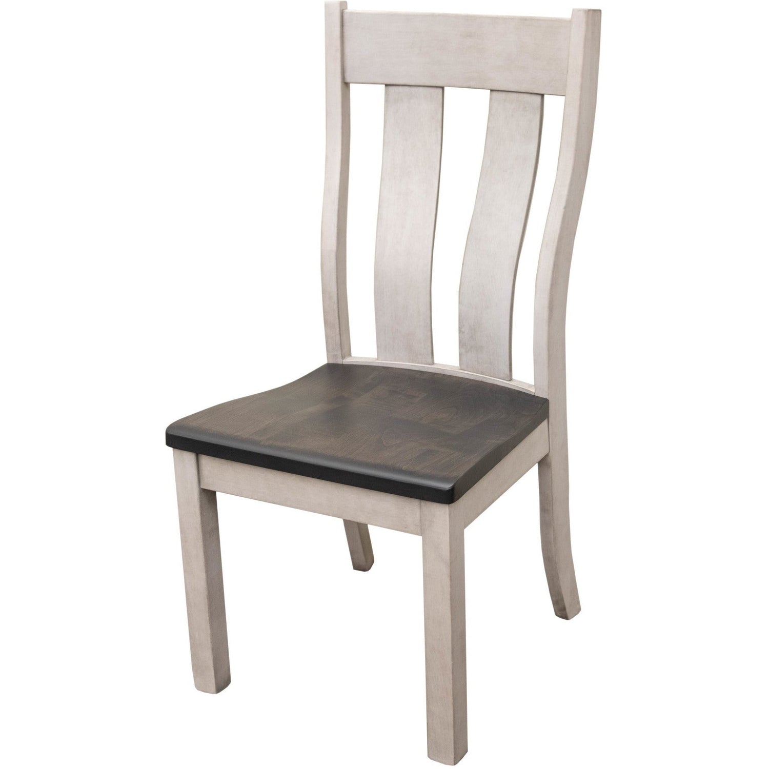 Urbana White & Wood Side Dining Chair | M-AV&GS