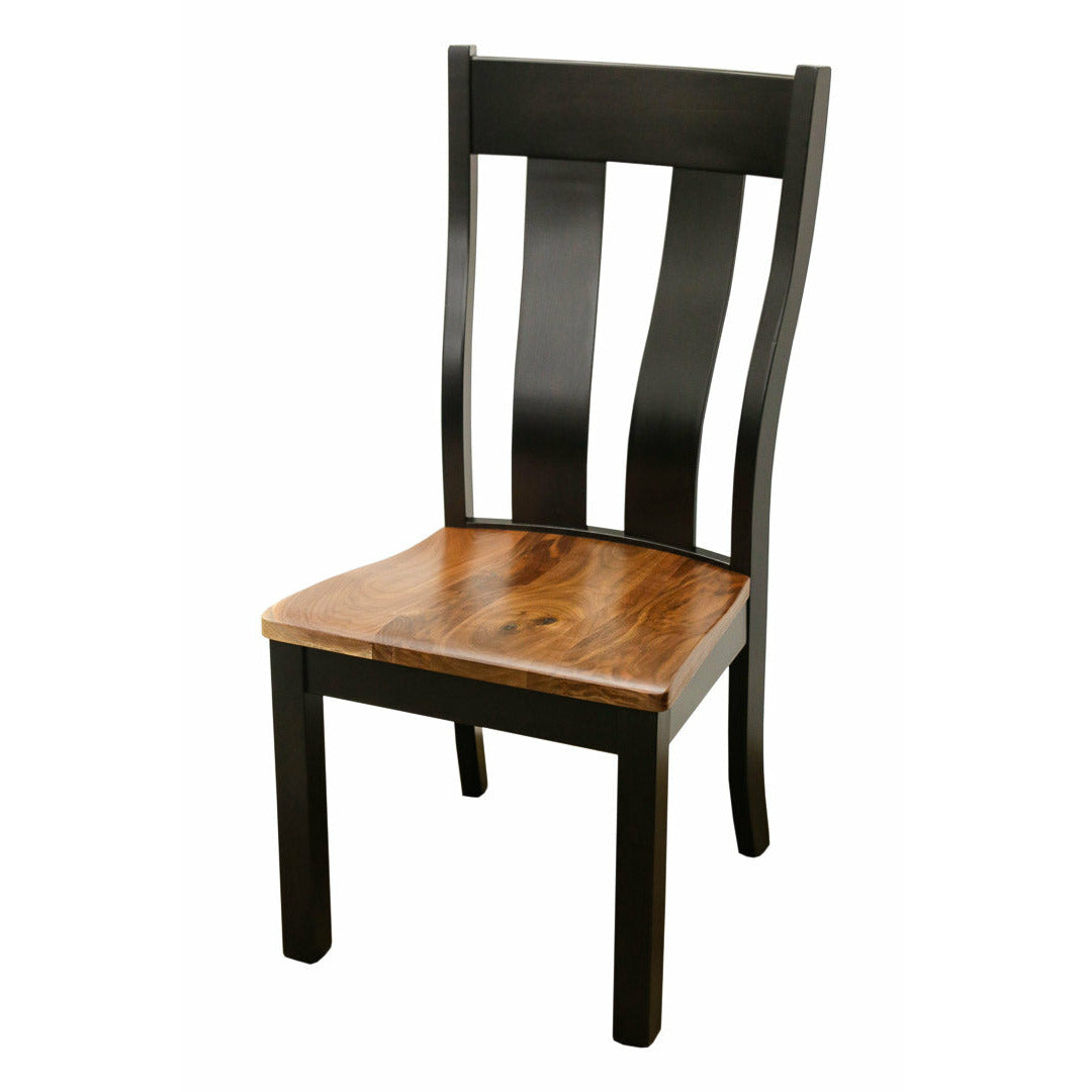 Urbana Black & Wood Side Dining Chair | M-EB&W-NAT