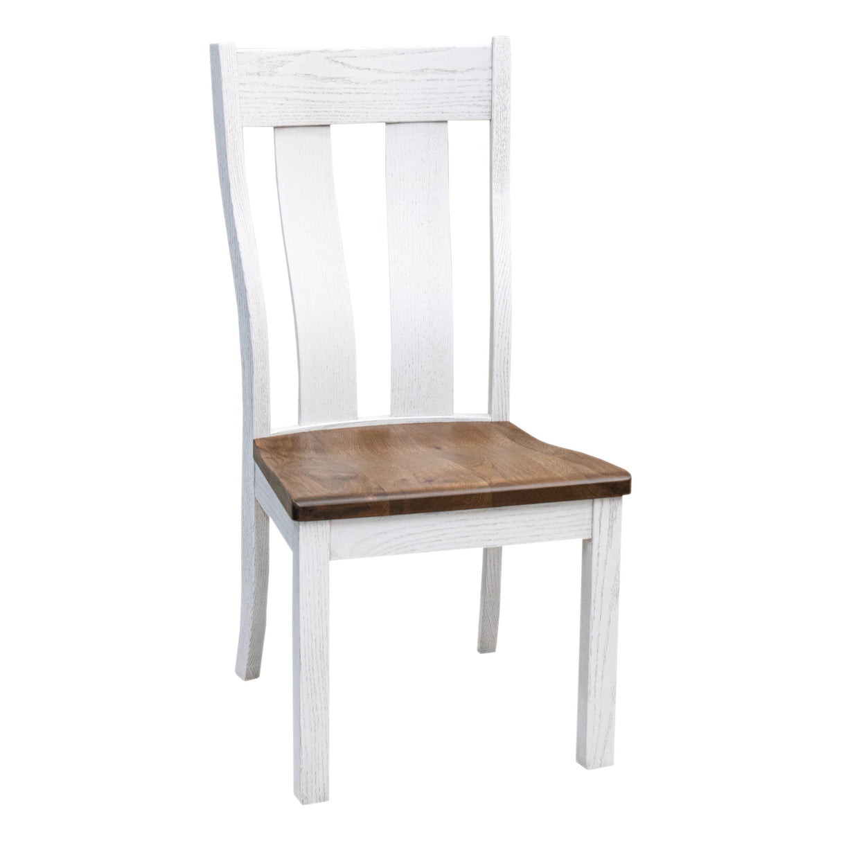 Urbana White & Wood Side Dining Chair | O-GW&RH-CO