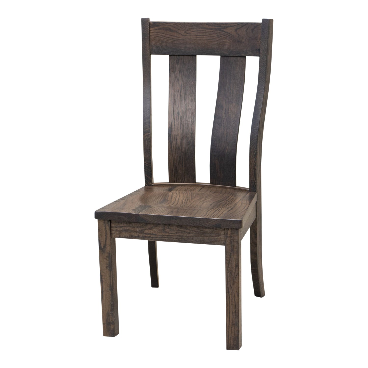 Urbana Rustic White Oak Wood Side Dining Chair | SB