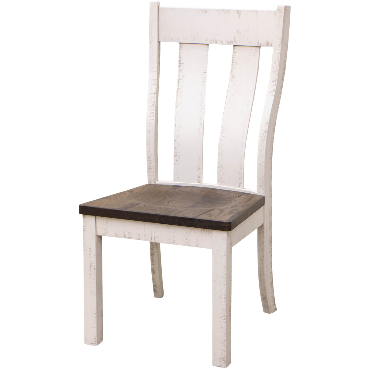Urbana White & Wood Side Dining Chair | M-GW&RWO-SB