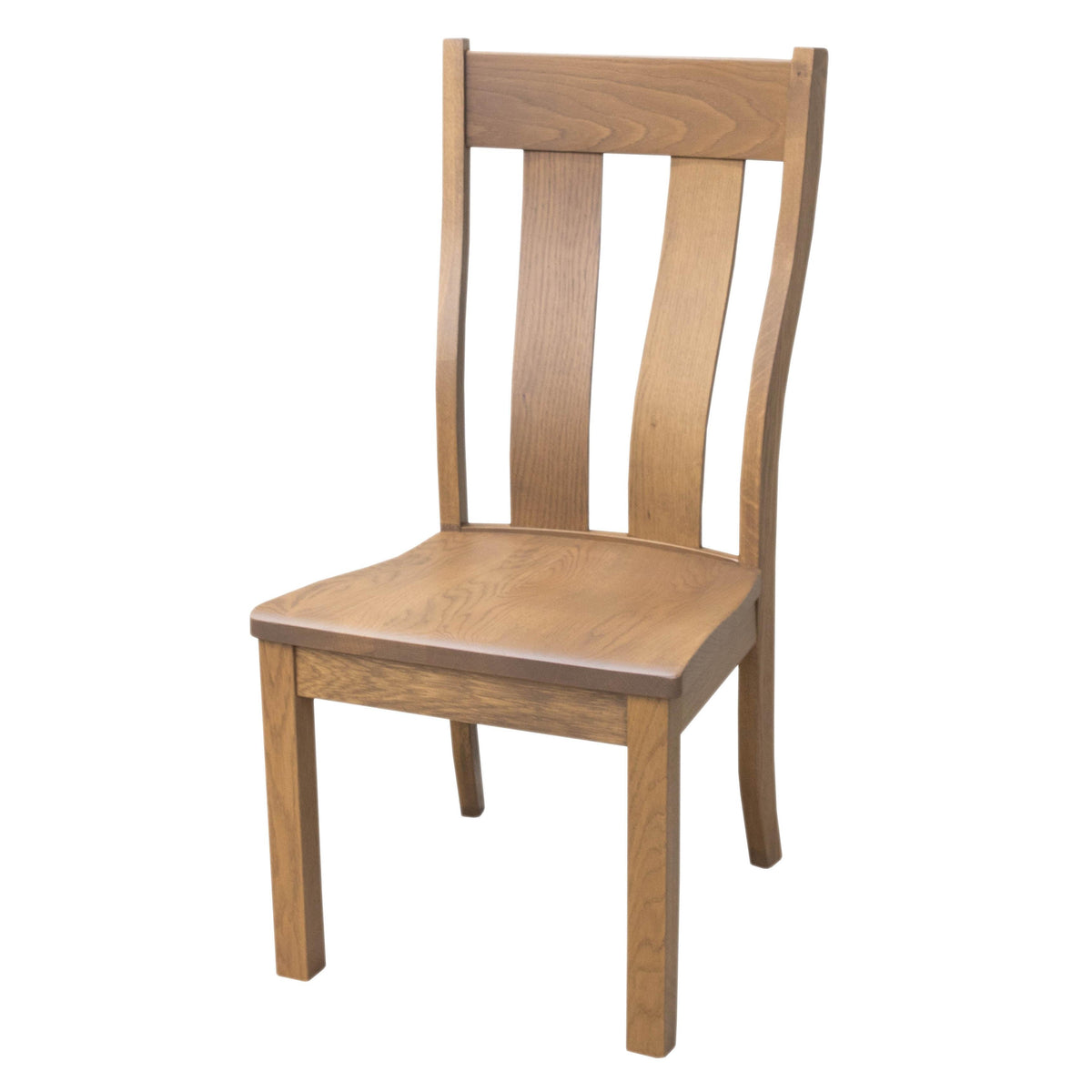 Urbana Rustic White Oak Wood Side Dining Chair | WB