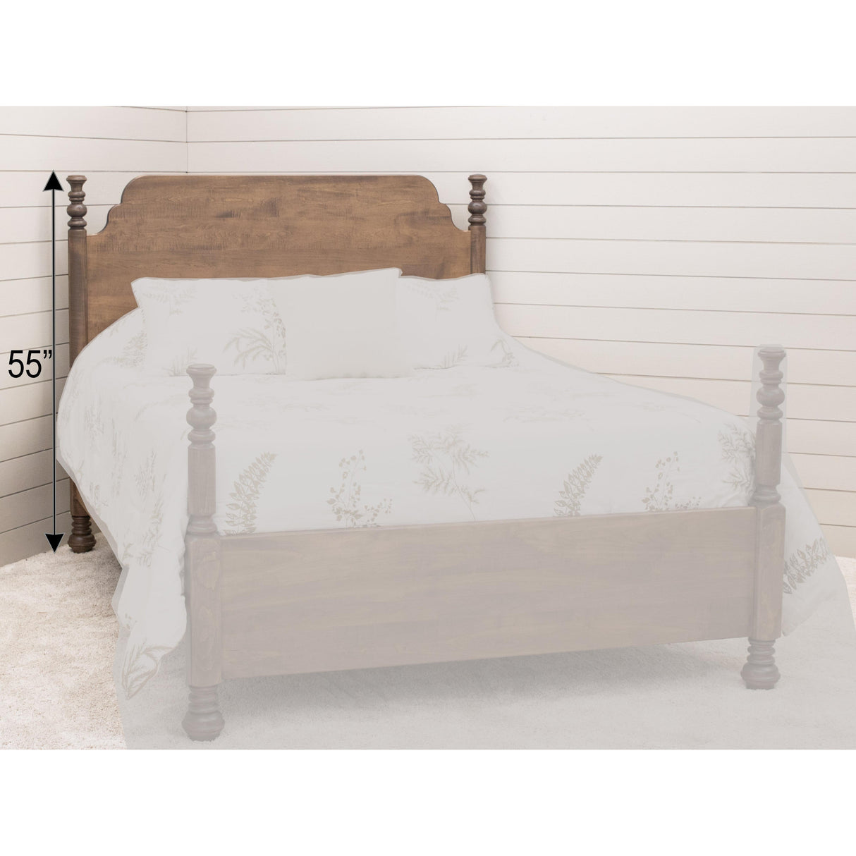 Augustine Poster Solid Wood Headboard Only