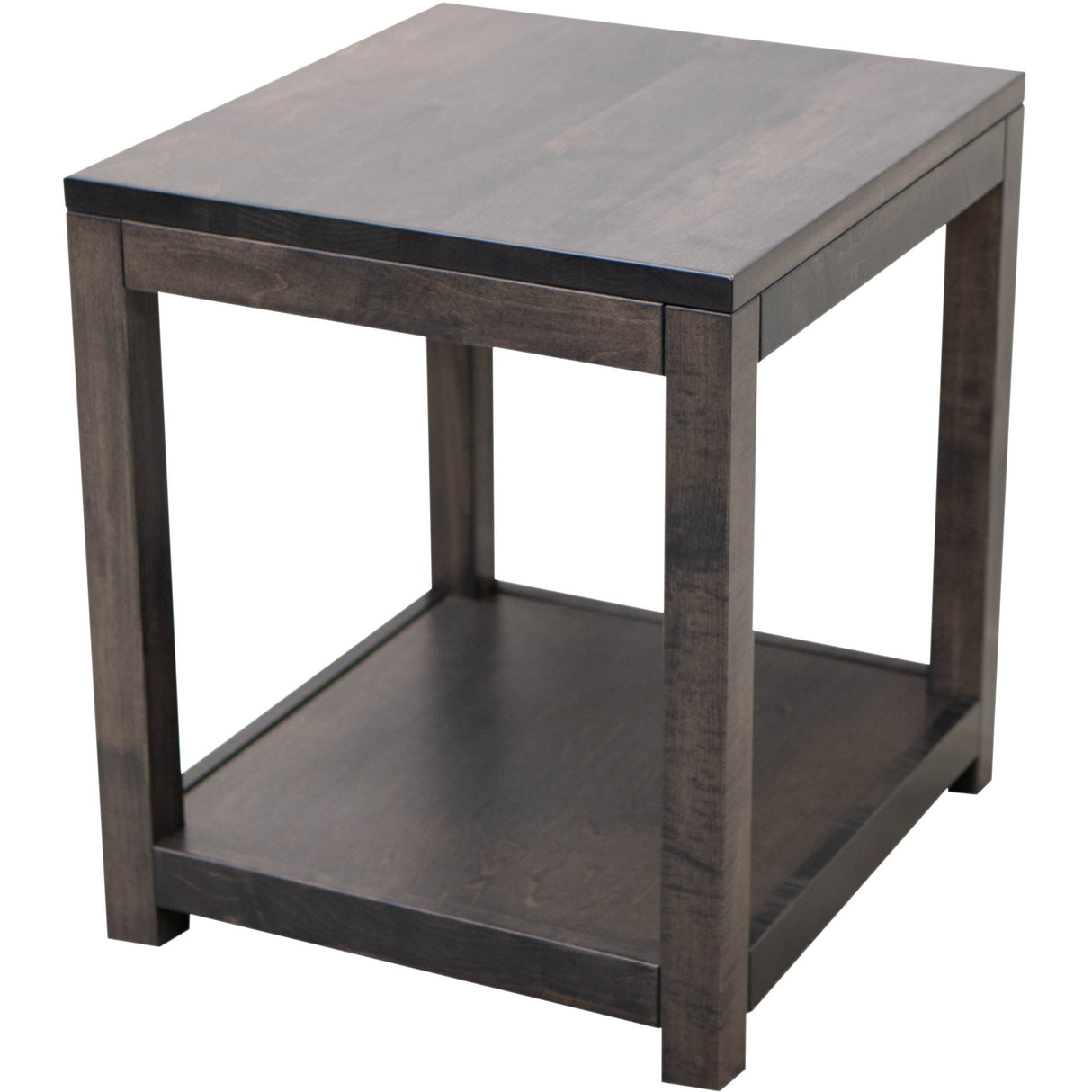 Westbrook Maple Wood Large Square Open End Table | SB