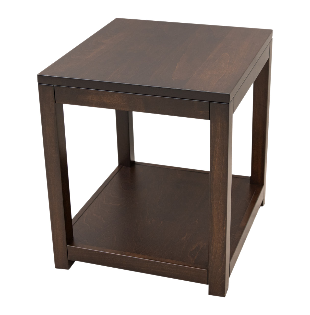 Westbrook Maple Wood Large Square Open End Table | RT