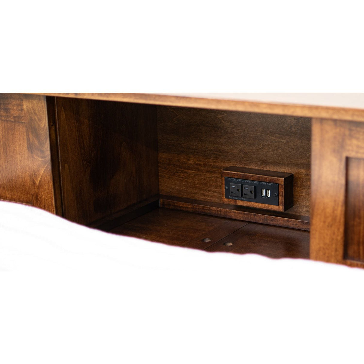 Weston Maple Wood Storage Headboard & Platform Drawer Bed | ASB