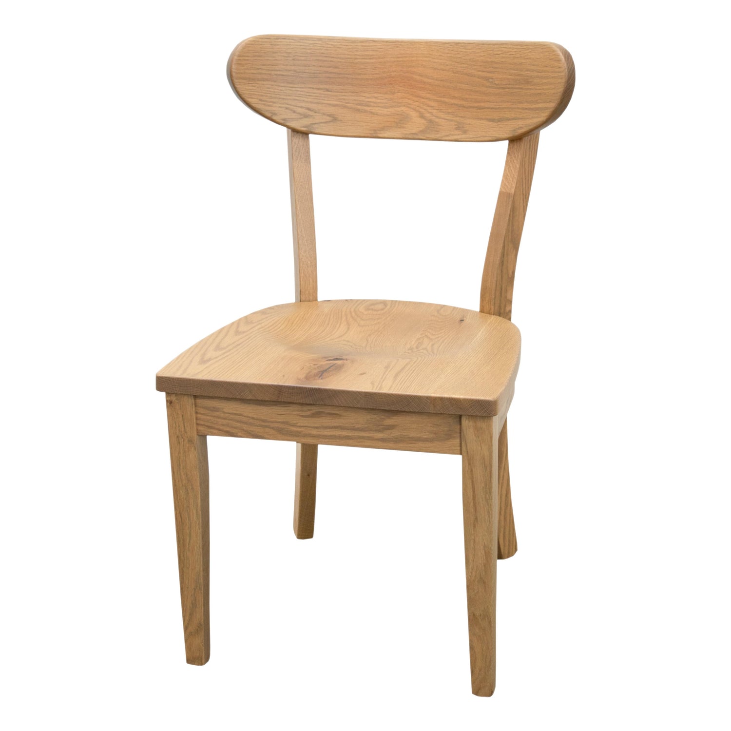 Windsor Rustic White Oak Wood Mid Century Side Dining Chair | DS
