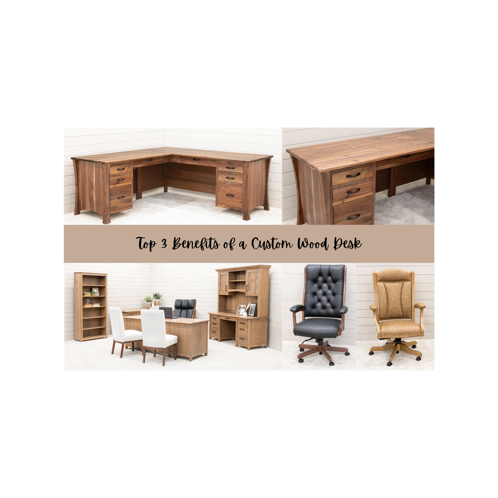 Top 3 Benefits of a Custom Wood Desk