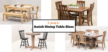 Dining Room Table Sizes in Amish Furniture